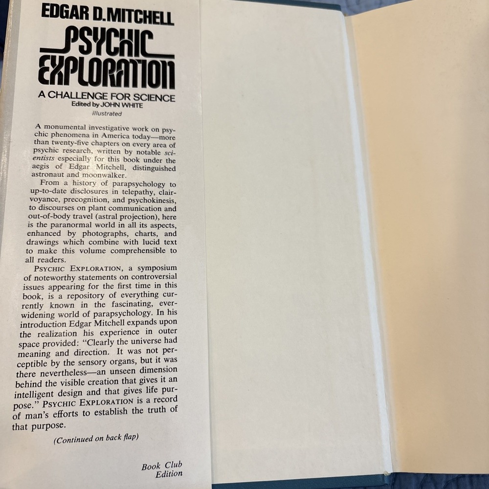 Psychic Exploration A Challenge for Science Edgar D. Mitchell HCDJ 1974 BCE - Picture 2 of 10